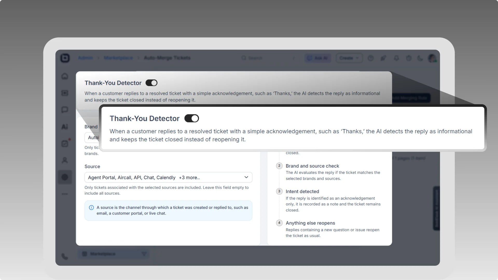 Prevent Unnecessary Reopening of Resolved Tickets with AI